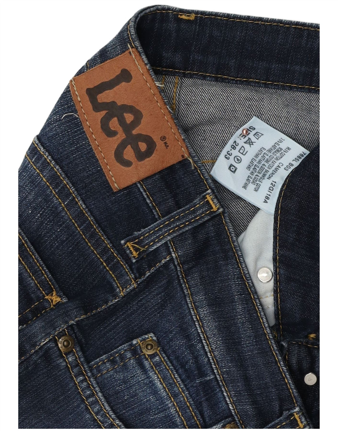 Vaqueros Lee Cameron Bootcut para mujer W28 L33 Algodón azul marino