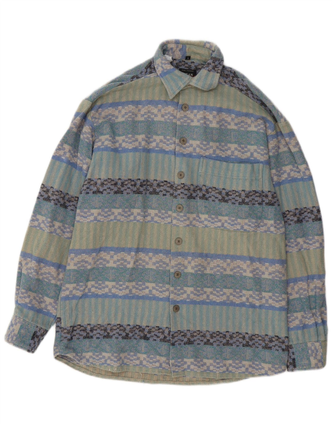Jean chatel Sobrecamisa Hombre Talla 37/38 Small Multicolor Geométrico