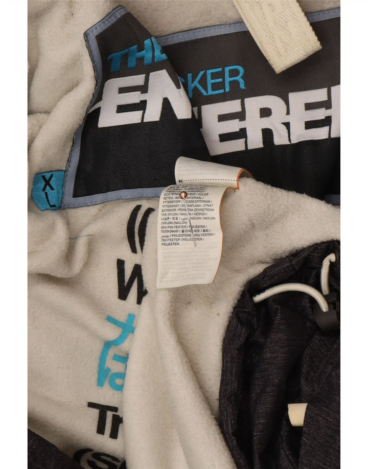 SUPERDRY Chaqueta cortavientos con capucha Windhiker para hombre UK 42 XL Nylon gris