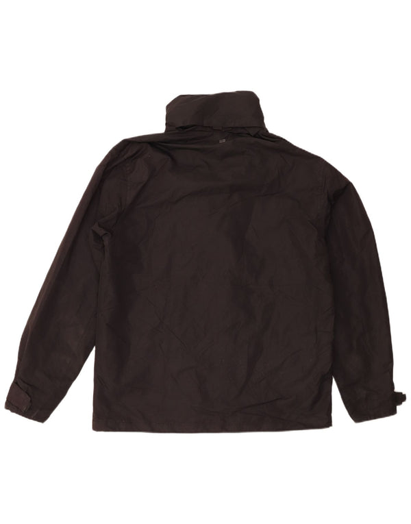 Chaqueta impermeable con capucha para hombre Mountain Warehouse UK 36 Small Poliéster negro