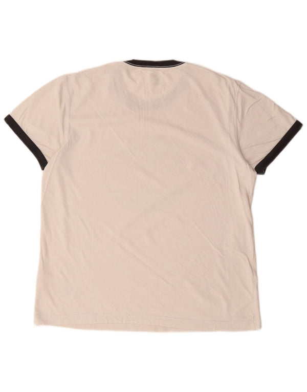 Timberland Camiseta con gráfico de ajuste regular para hombre Top Small White Cotton