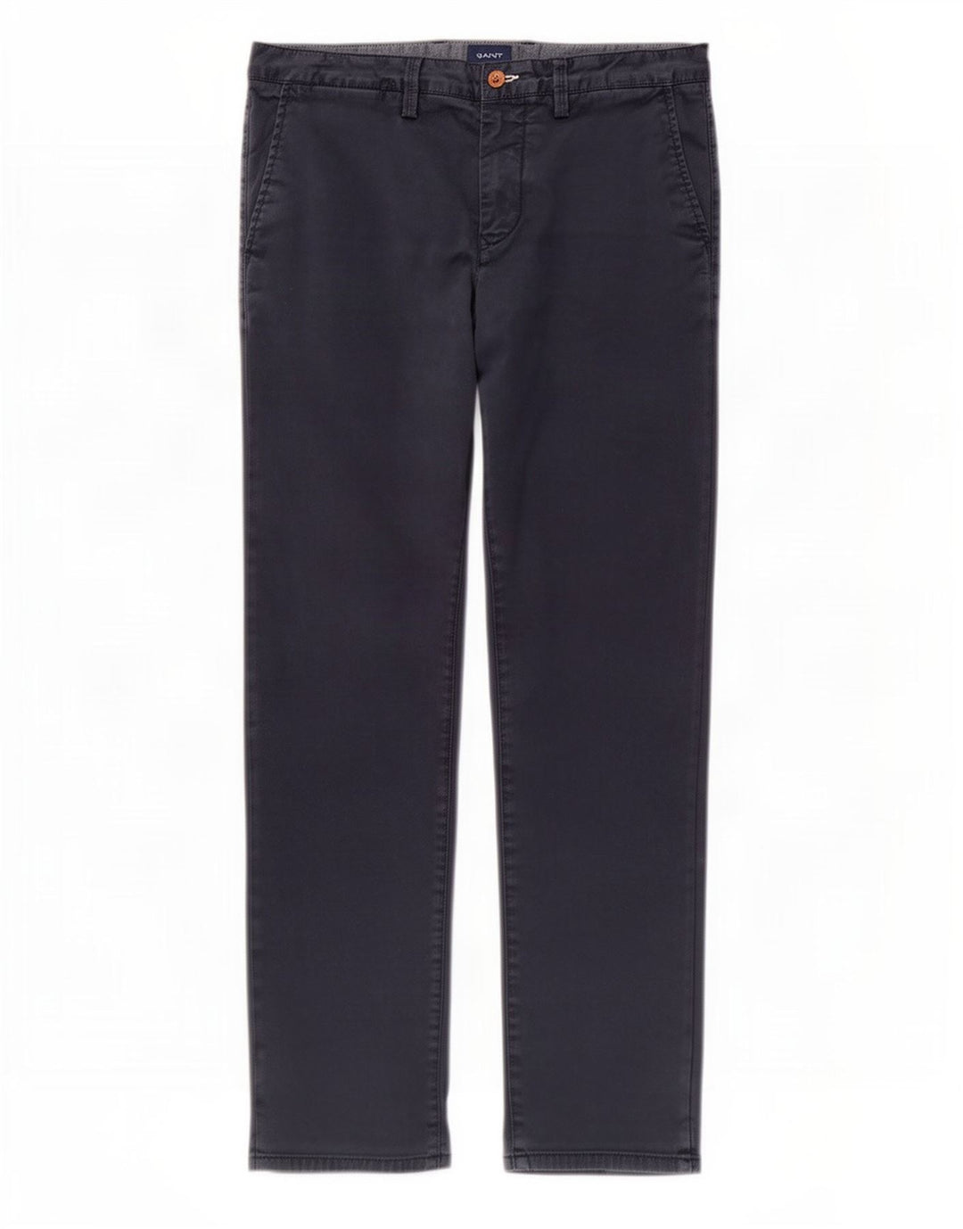 Gant Pantalón chino recto regular para hombre W34 L30 Azul marino