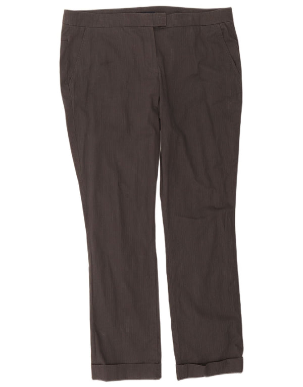 Tommy Hilfiger Pantalones de traje delgados para mujer US 14 XL W38 L28 Algodón gris