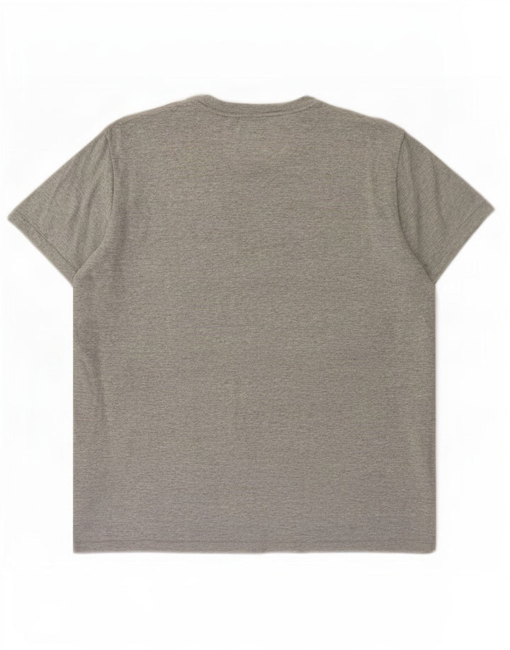 Camiseta Tommy Hilfiger para hombre Top de algodón moteado gris medio