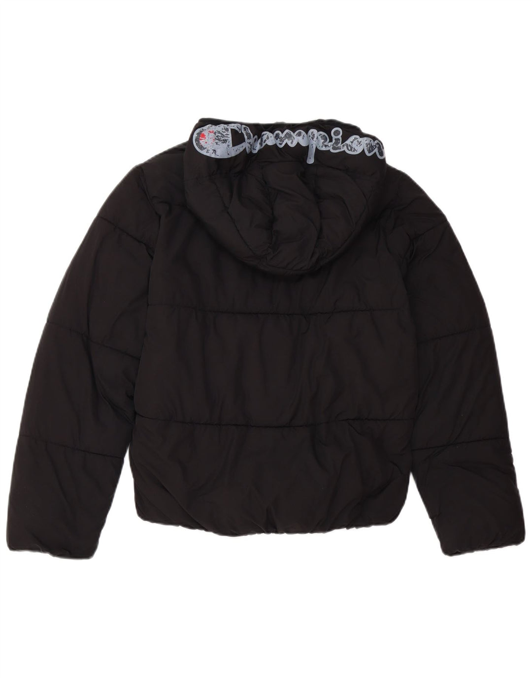 CHAMPION Chaqueta acolchada con capucha para niños 15-16 años 2XL Negro