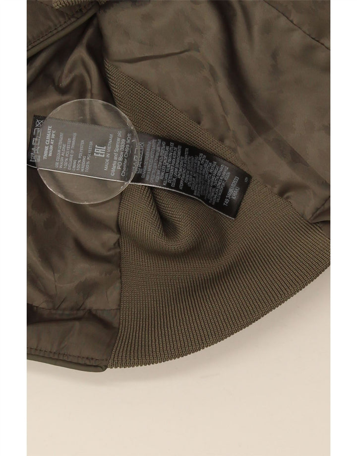 Marks & Spencer Chaqueta acolchada para mujer UK 44 Grande Poliéster caqui