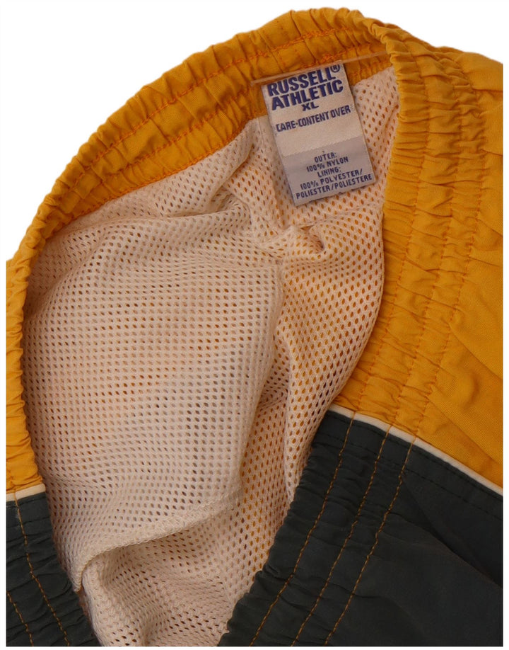 RUSSELL ATHLETIC Bañador Hombre XL Amarillo Colorblock Nylon
