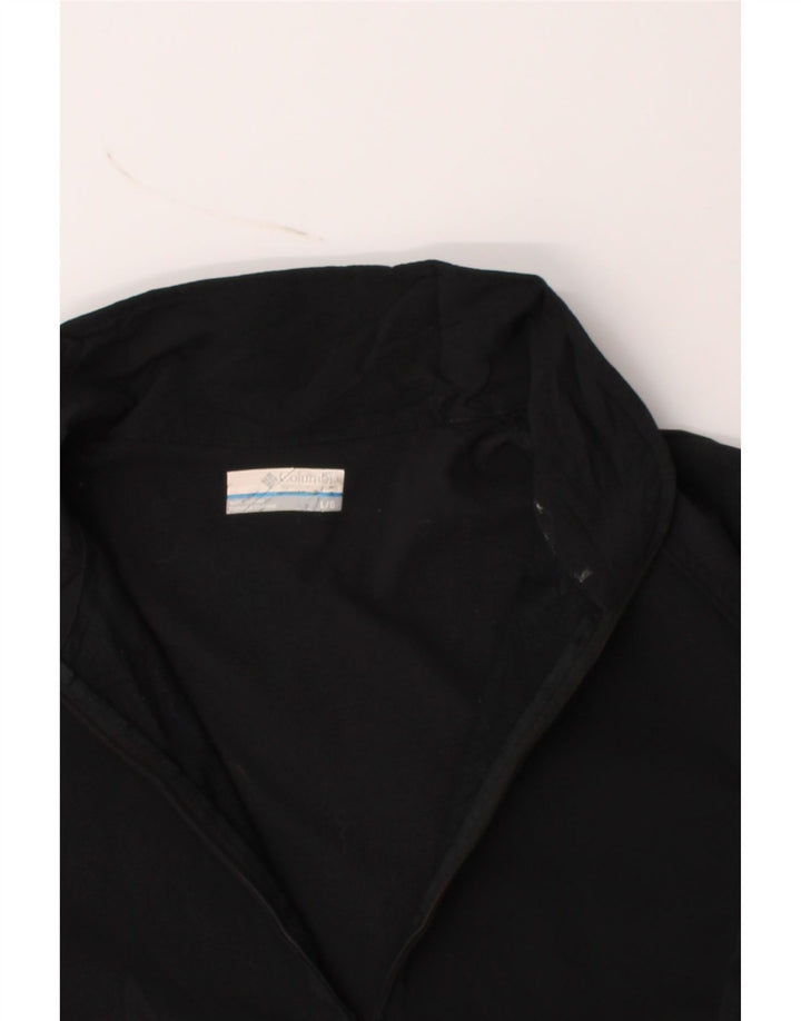 COLUMBIA Womens Tracksuit Top Jacket UK 16 Large Black Polyester Vintage Columbia and Second-Hand Columbia from Messina Hembry 
