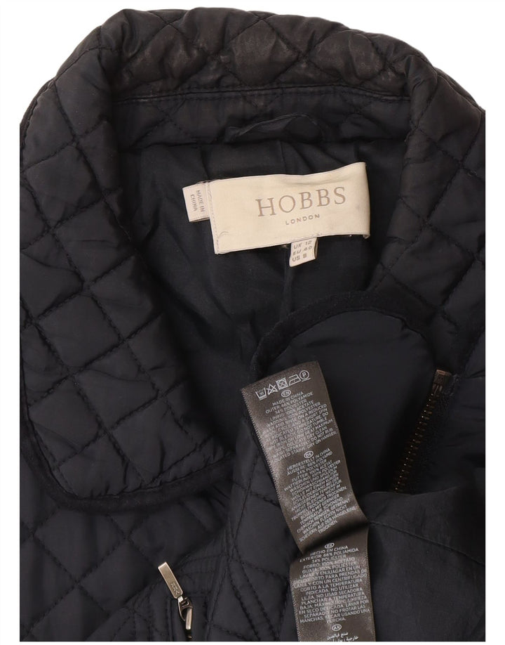 Hobbs Chaqueta acolchada para mujer UK 12 Medium Azul marino Poliamida