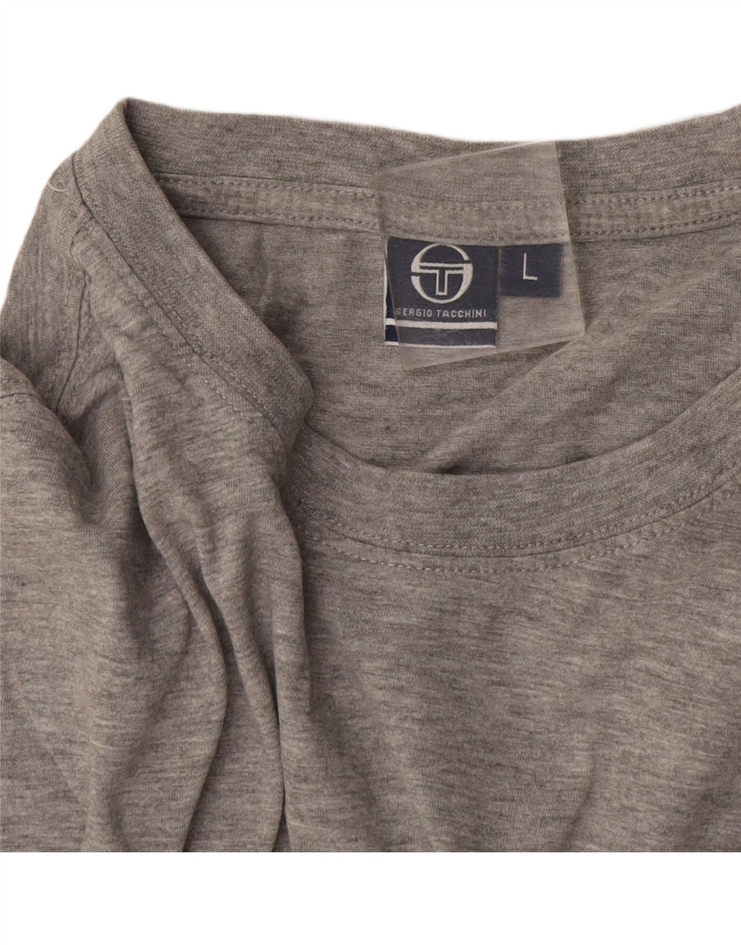 Sergio Tacchini - Camiseta para hombre, talla grande, color gris moteado