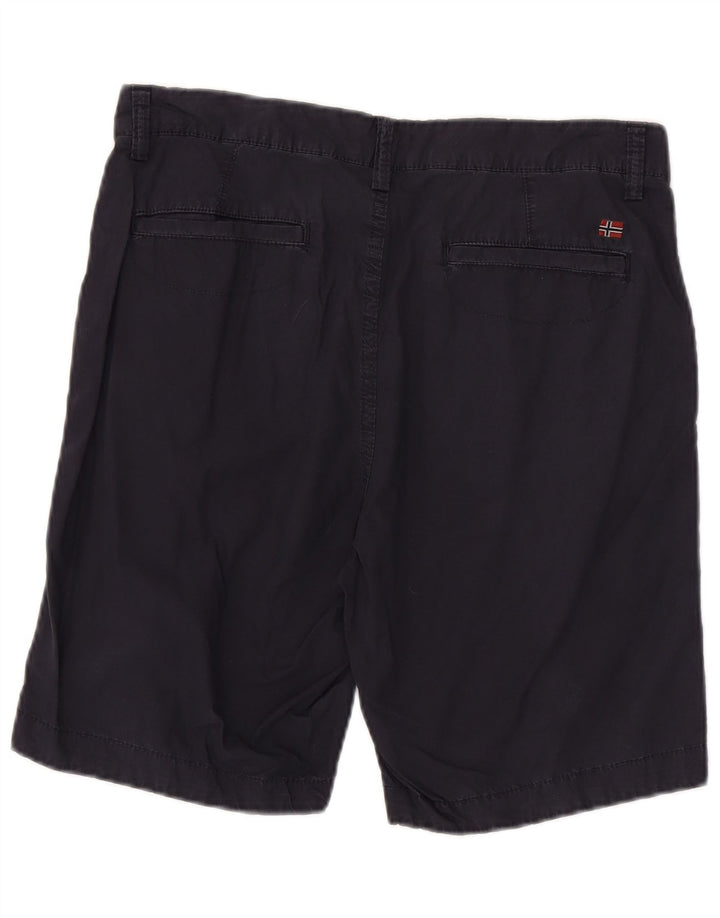 Napapijri Pantalones cortos chinos para hombre W31 Medium Azul marino Algodón