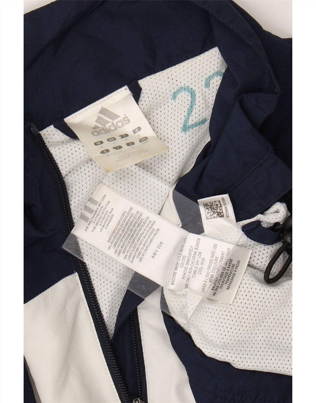 Adidas Mens Clima Proof Chándal Top Chaqueta Mediana Azul Marino Poliéster