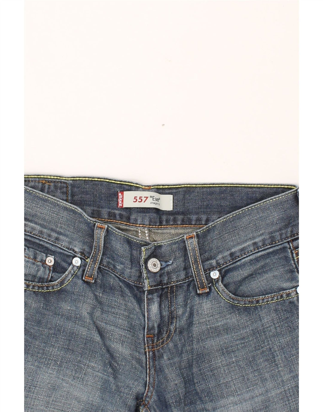 LEVI'S Womens 557 Straight Jeans W28 L29  Blue Vintage Levi's and Second-Hand Levi's from Messina Hembry 