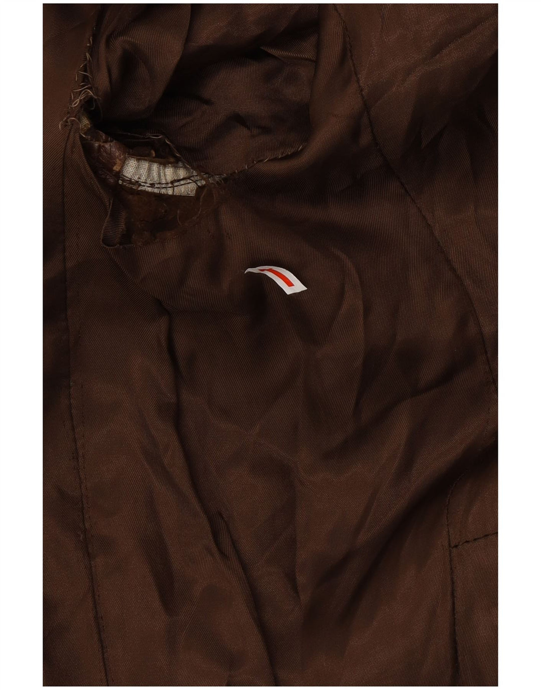 VINTAGE Abrigo de cuero para hombre Reino Unido 38 Cuero marrón medio