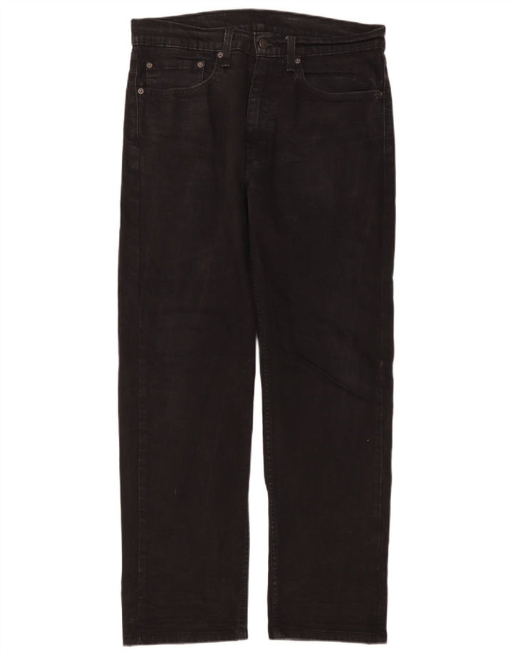 Levi's Jeans rectos 505 para hombre W34 L30 Algodón negro