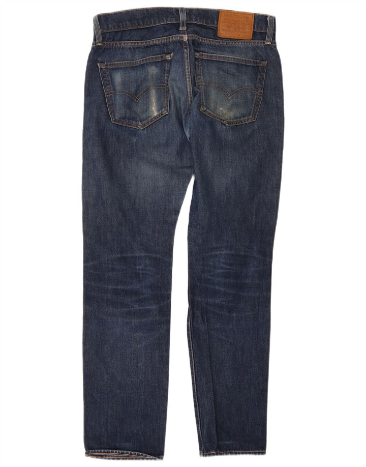 Levi's Hombre 511 Slim Jeans W31 L32 Algodón Azul Marino
