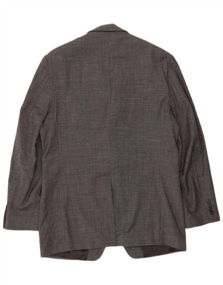 Chaps Chaqueta tipo blazer de 2 botones para hombre UK 42 XL Lana gris