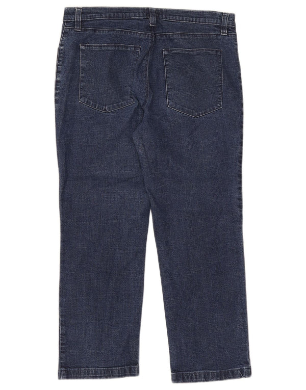 Calvin Klein Capri Jeans para Mujer W30 L21 Algodón Azul Marino