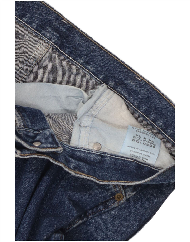 Wrangler Vaqueros rectos para hombre W34 L29 Algodón azul
