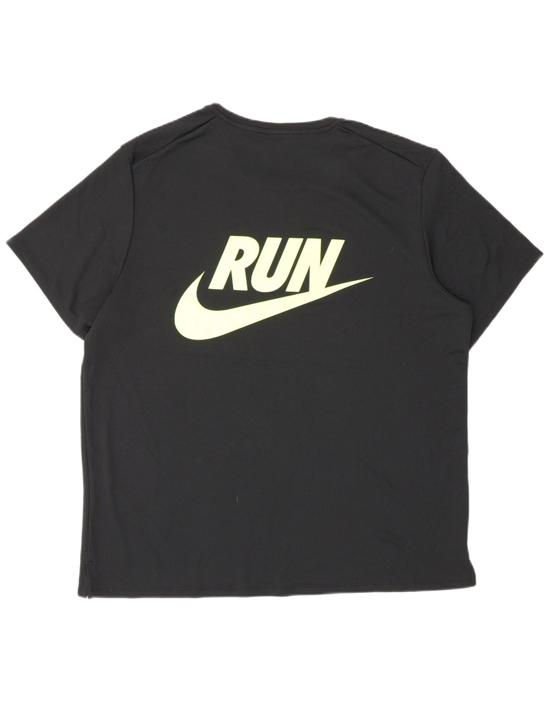 Nike Dri Fit Graphic Camiseta para hombre, talla grande, poliéster negro