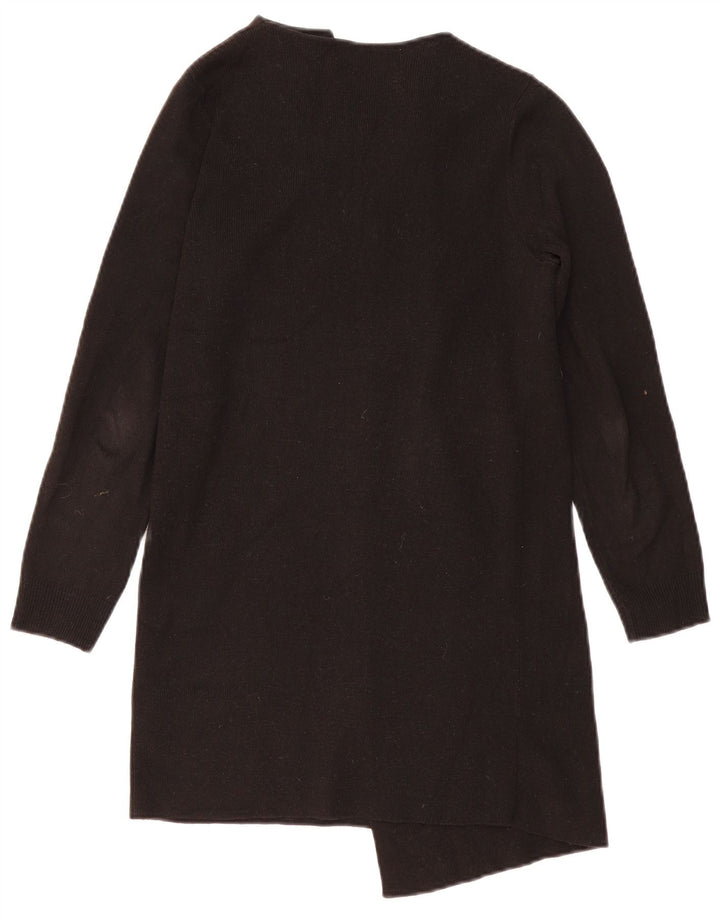 Marks & Spencer Suéter Cárdigan Abierto Largo para Mujer UK 40 Small Negro