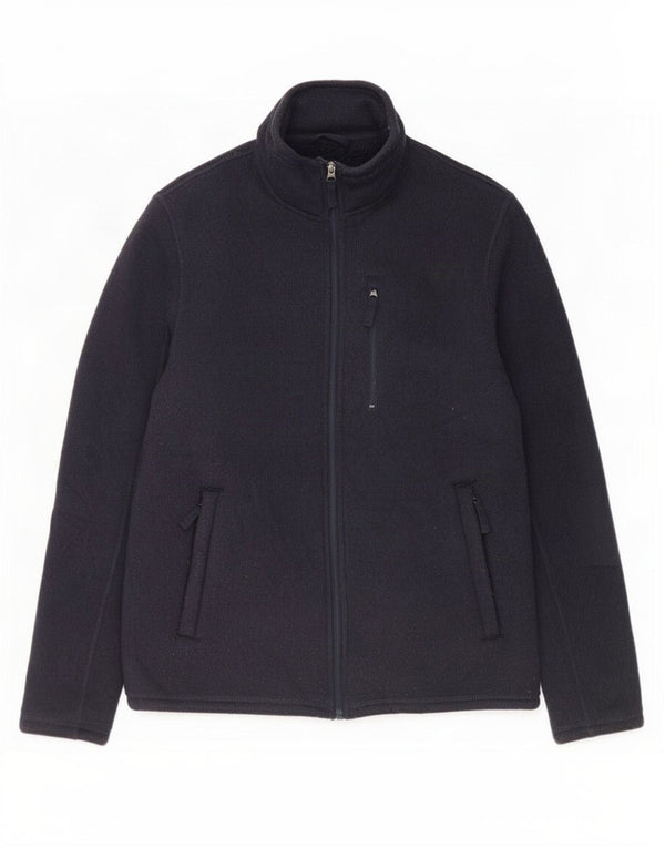 Marks & Spencer Chaqueta tipo chándal Sherpa para hombre Poliéster azul marino mediano