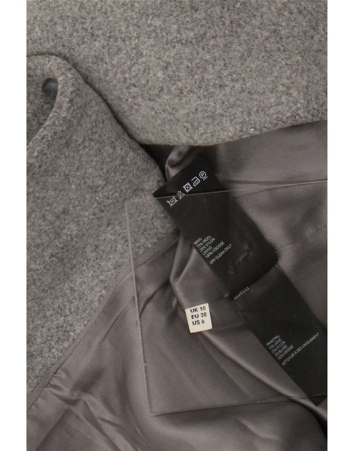 Abrigo para mujer Whistles UK 10 Small Grey Wool