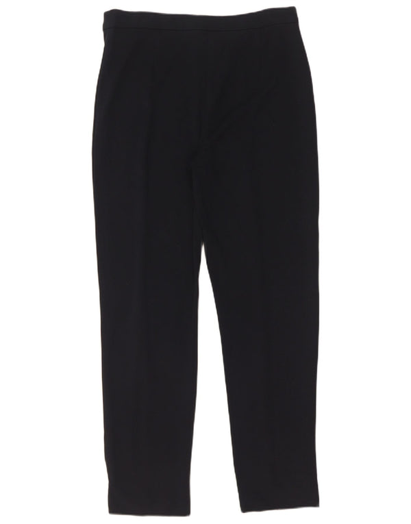 Marks & Spencer Pantalones informales ajustados para mujer UK 10 Small W29 L28 Azul marino