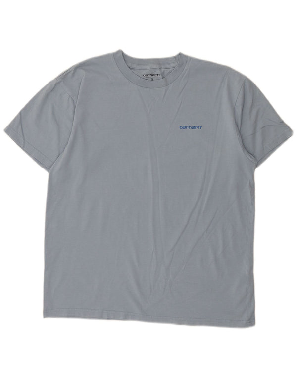 Carhartt Hombre Camiseta Top Small Azul Algodón