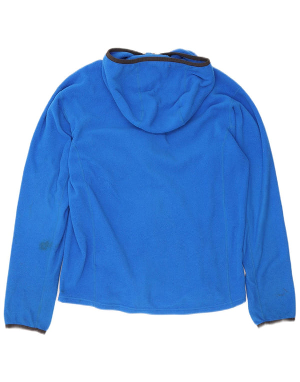 Helly Hansen Chaqueta polar con capucha para mujer UK 44 Poliéster azul medio