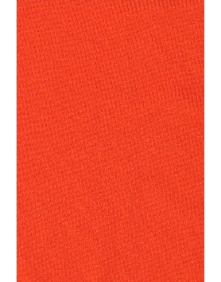 Reebok - Camiseta para hombre, talla grande, color naranja, algodón