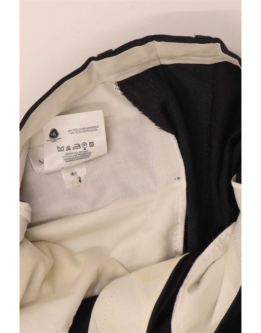 Marks & Spencer Pantalón de traje recto St. Michael para hombre W32 L33 Azul marino