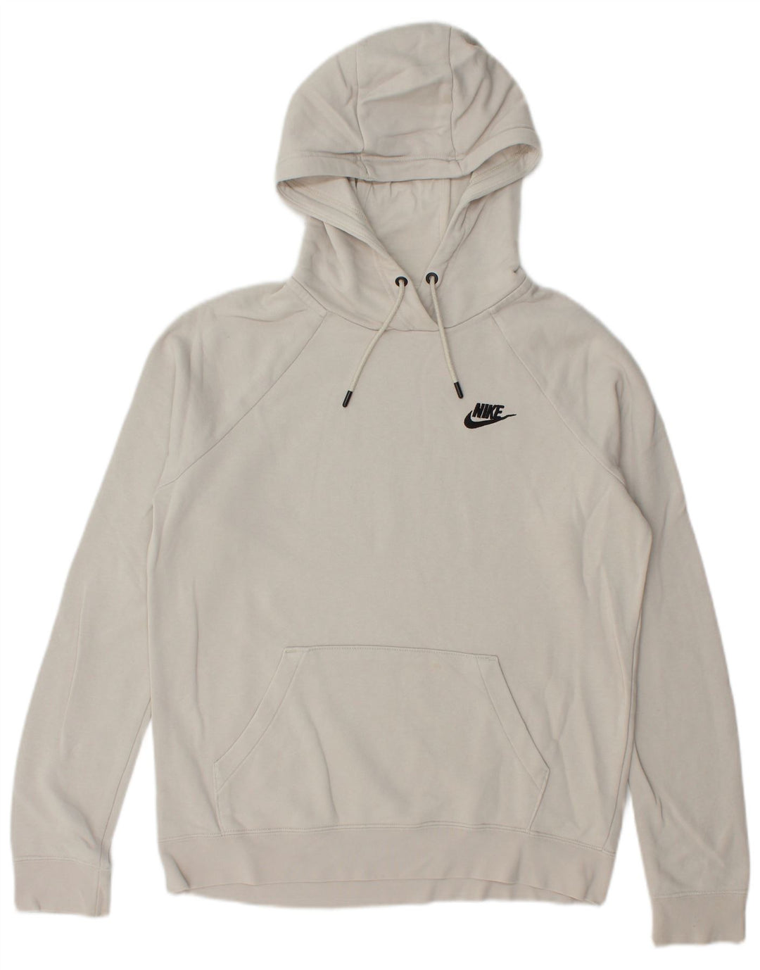 Nike - Sudadera con capucha para hombre, talla pequeña, algodón blanco