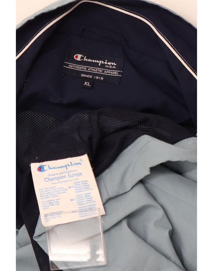 CHAMPION Chaqueta de chándal para hombre XL Azul Colorblock Poliéster