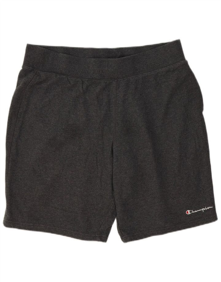 CHAMPION Mens Sport Shorts XL Grey Cotton