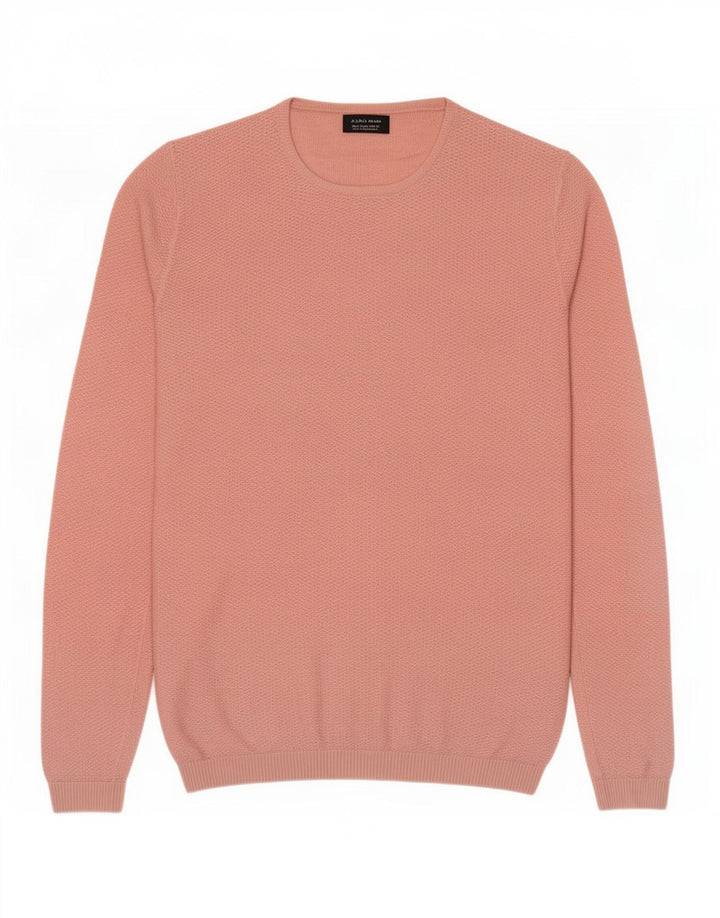 Zara Hombre Jersey De Cuello Redondo Jersey Grande Rosa