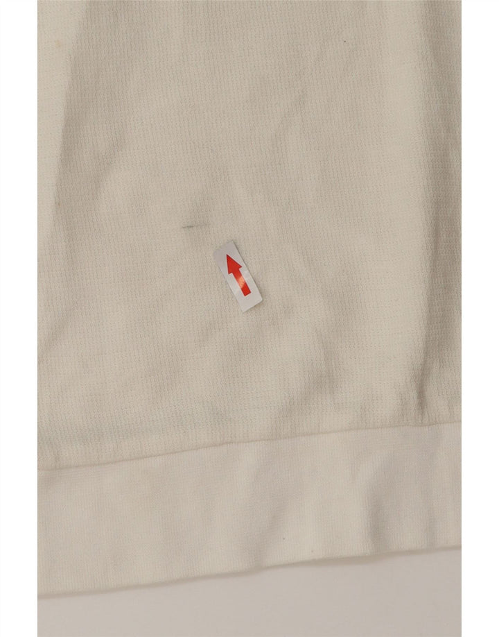 Zara Hombre Polo Polo Small Blanco Color Block Algodón