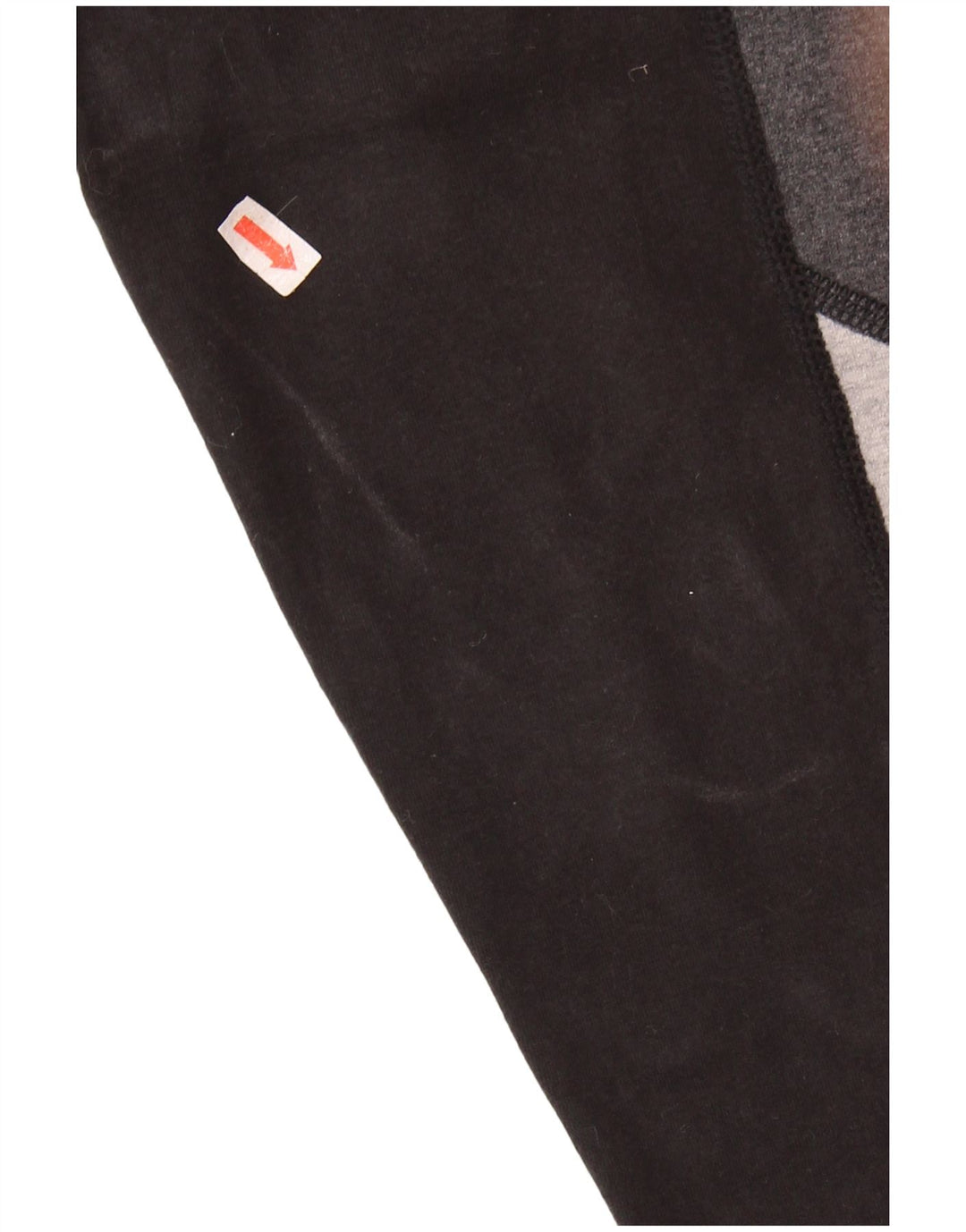 REEBOK Leggings para mujer UK 10 Small Negro Colorblock Algodón