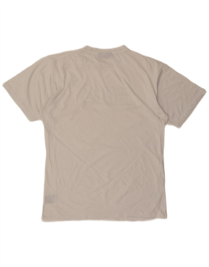 FILA Camiseta gráfica para hombre Top XL Algodón blanco