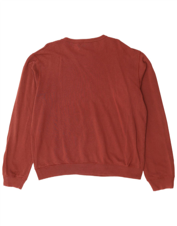 Levi's Hombre Sudadera Gráfica Jumper Large Granate Algodón
