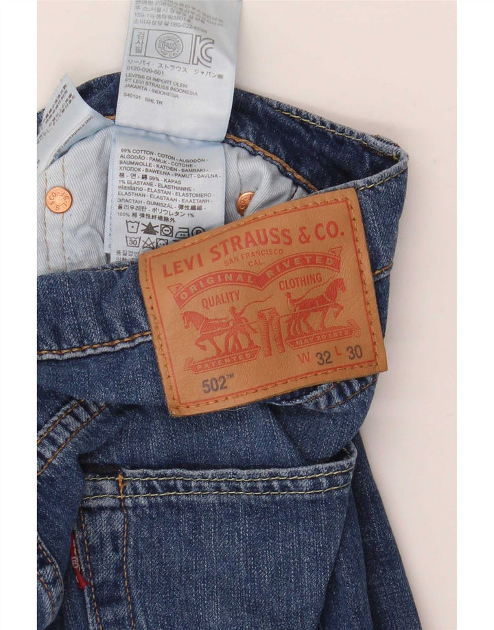 Vaqueros Levi's 502 Tapered para hombre W32 L30 Algodón azul