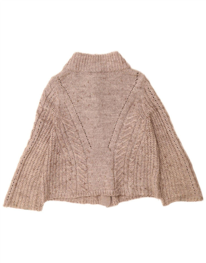 Marks & Spencer Suéter tipo cárdigan para mujer Reino Unido 12 Acrílico moteado gris medio