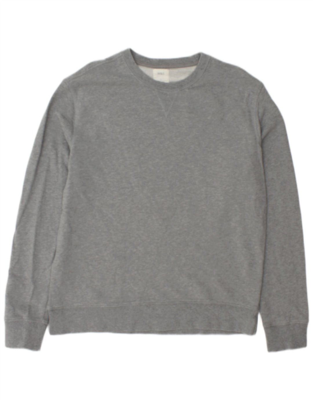 Marks & Spencer Hombre Sudadera Jumper Grande Gris Algodón