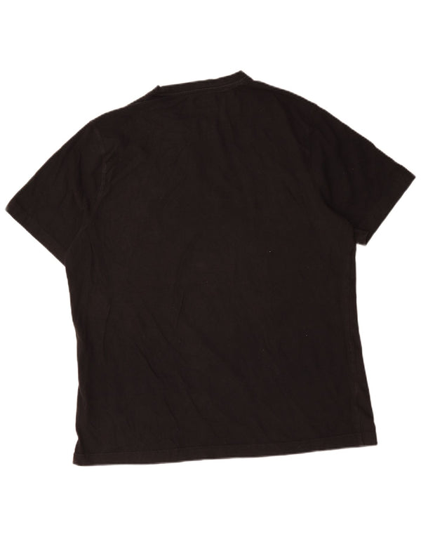 Champion Camiseta gráfica para hombre Top XL Algodón negro