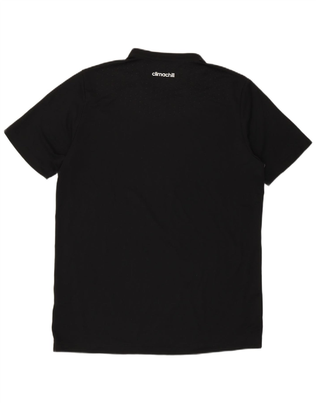 Adidas Mens Climachill Camiseta Top Medio Negro Poliéster