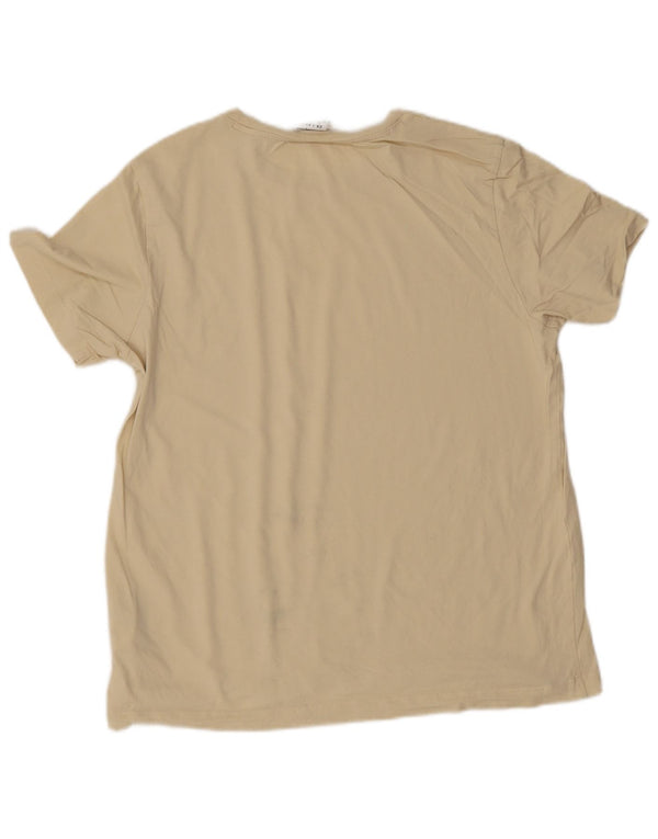 Champion Camiseta gráfica para mujer Top UK 20 2XL Algodón beige