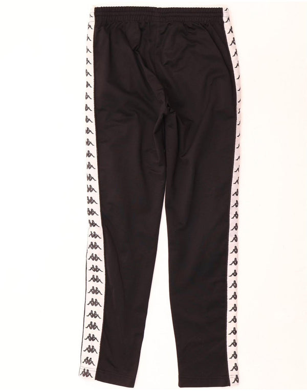 Kappa Hombre Pantalones De Chándal Gráfico Small Negro Colorblock Poliéster