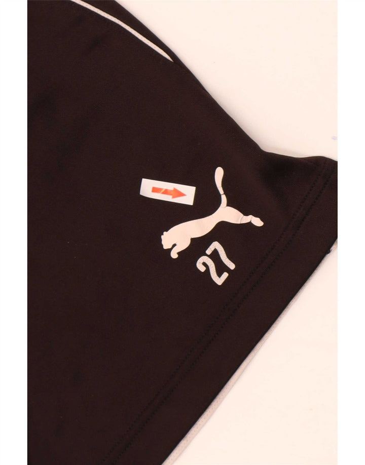 Puma Mens VfB Stuttgart Sport Shorts Grande Negro Poliéster