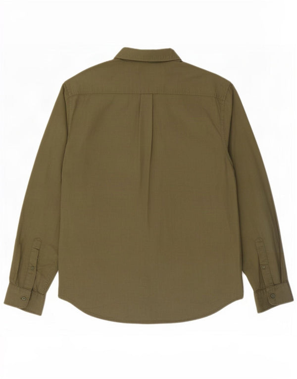 Camisa C&A Hombre XL Algodón Caqui