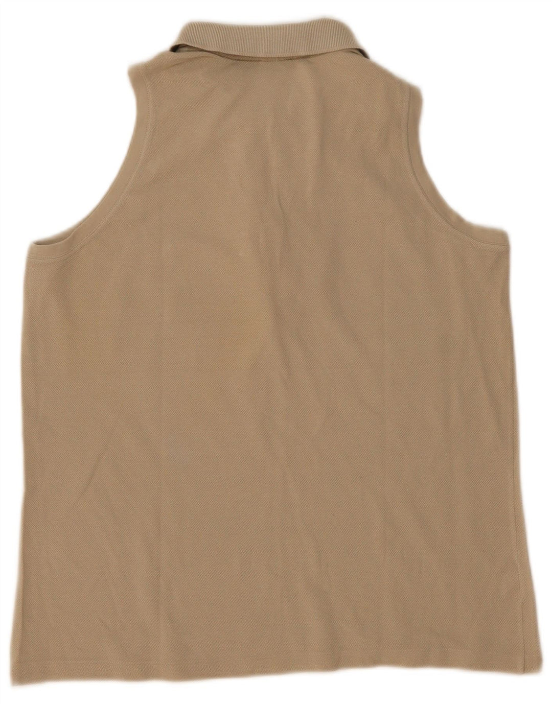 Polo Lacoste Mujer Sin Mangas Talla 44 Grande Beige